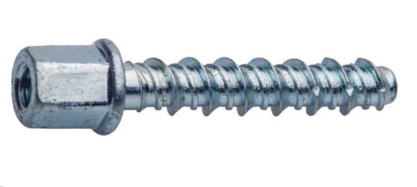 JCP M10 x 55mm Single Thread Socket Ankerbolts - Zinc Plated